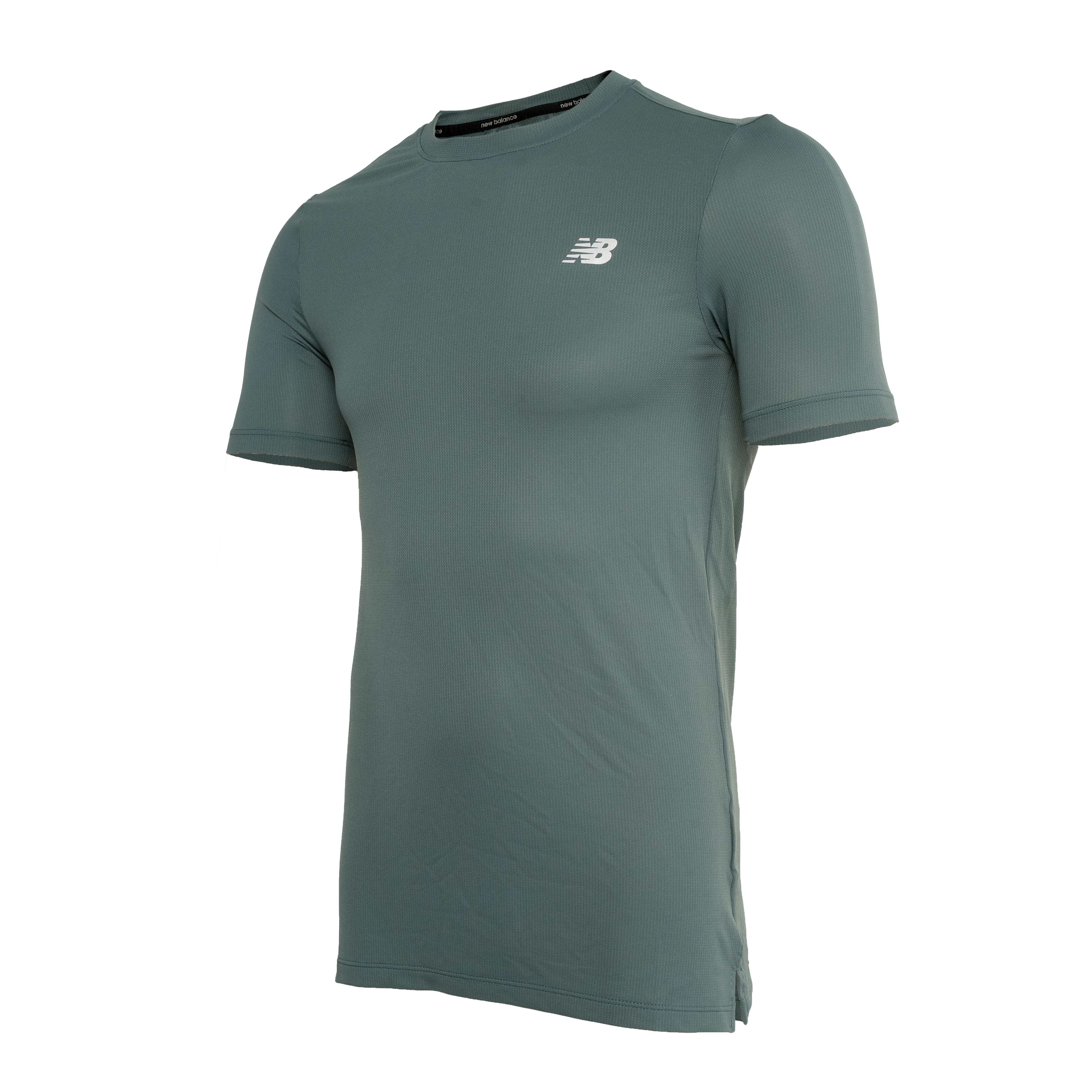 New Balance Camiseta MT41222B-NUS M SPORT ESSENTIAL Verde Mar Poliamida8 copiar